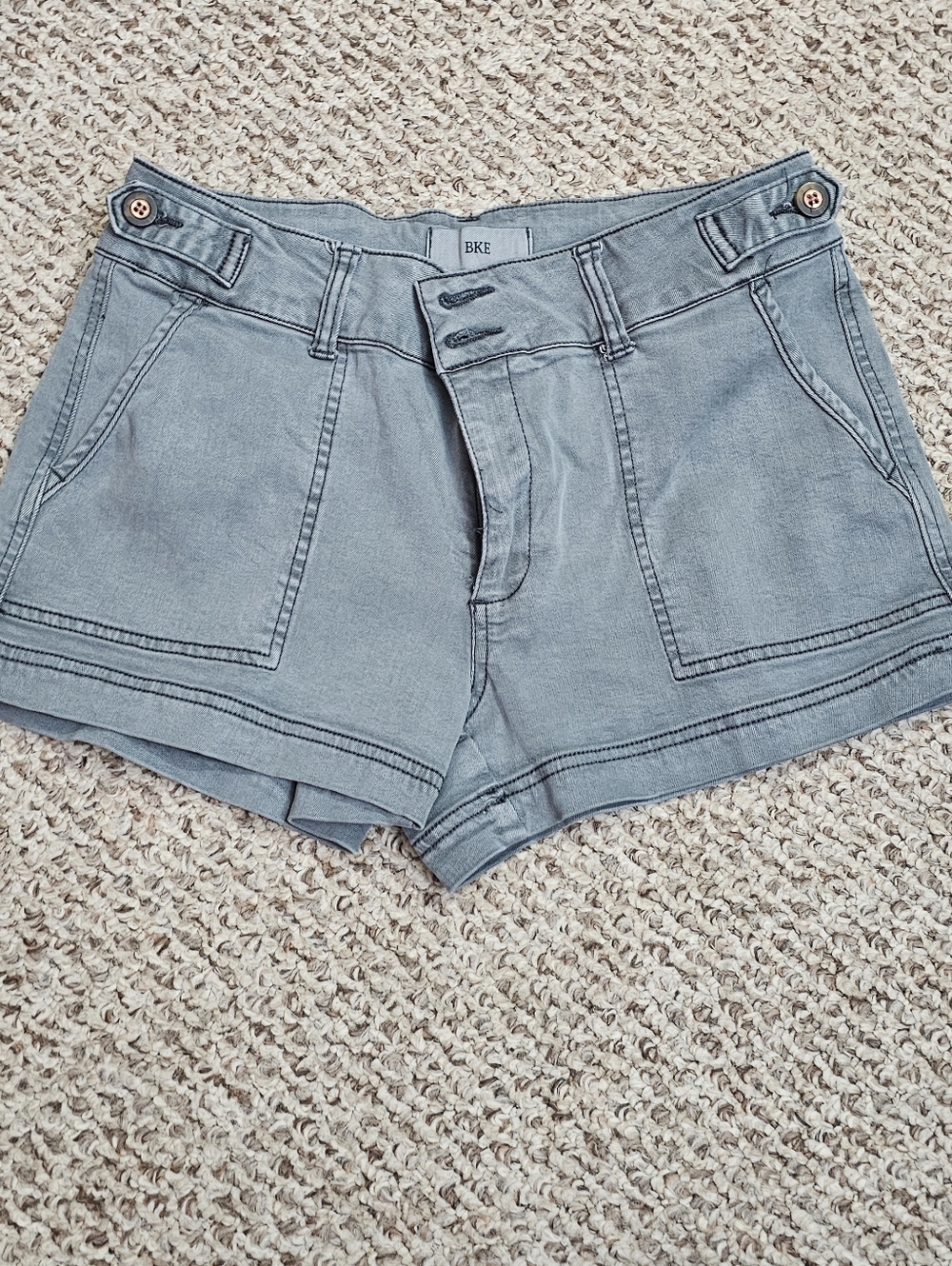 BKE Women's Washed Utility Shorts